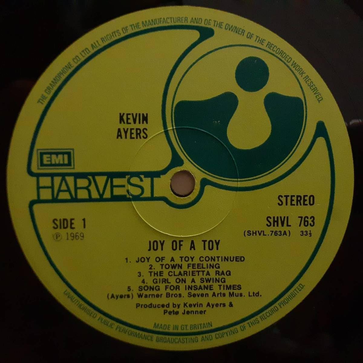 Kevin A KEVIN Of - Ayers Orig.グラモ・リム美盤⁄Soft Ayers